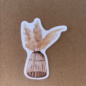 🌈20/$12🌈 Boho Pampas Grass Sticker